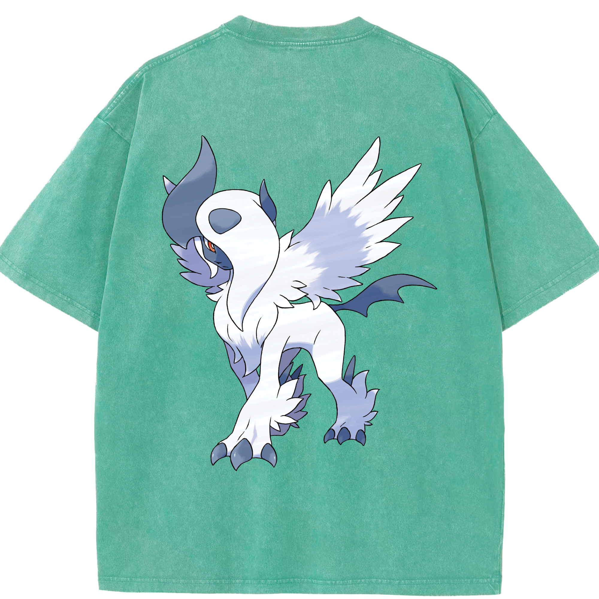 （画像用） ポケットモンスター Pokémon 綿100% ヴィンテージ風 半袖Tシャツ（背面プリント）